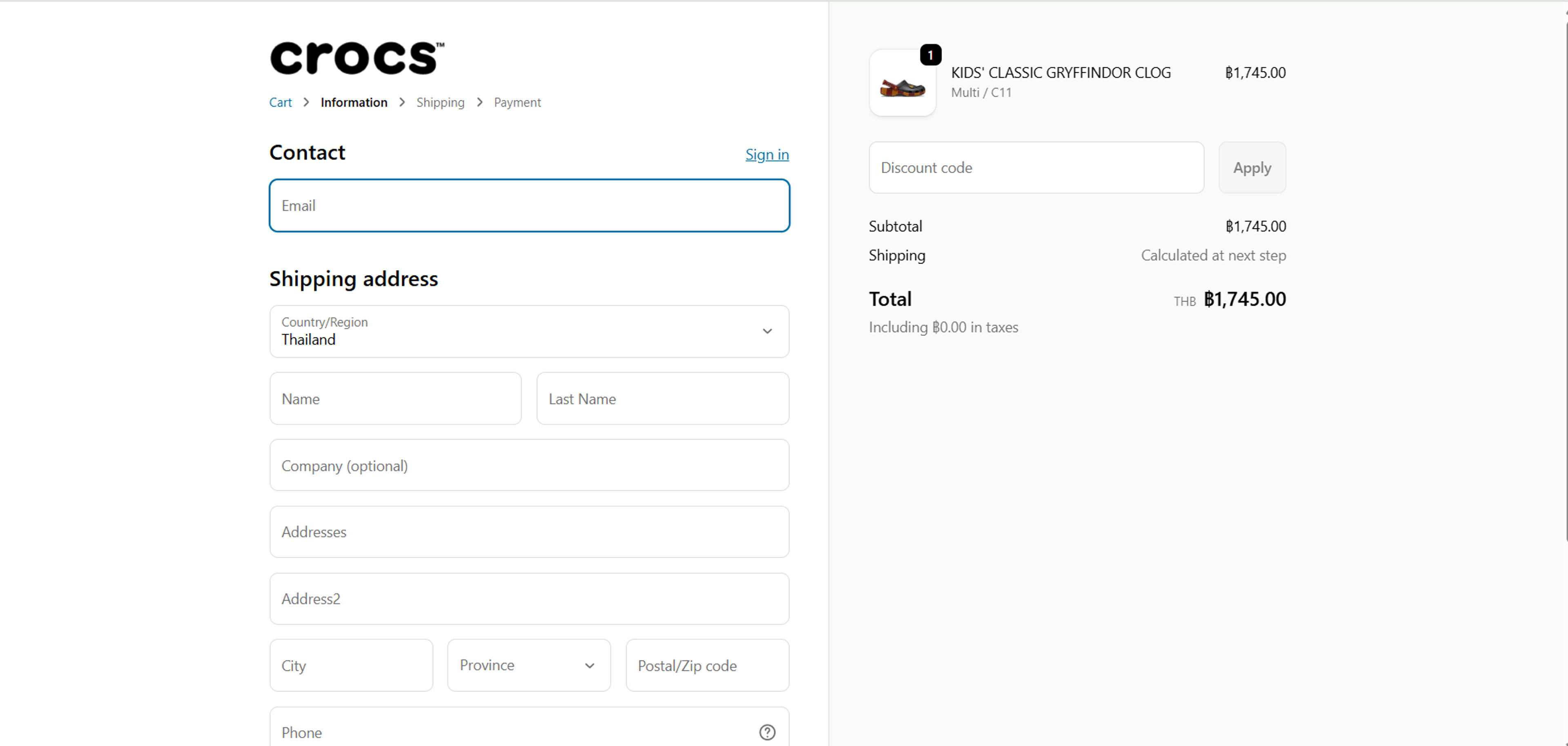 How to use coupon for Crocs